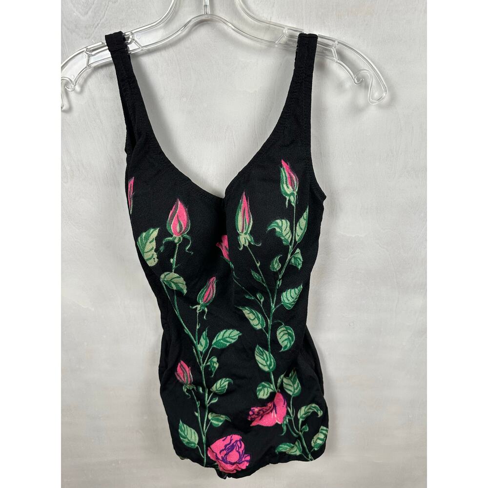 Vintage Darlene floral swimsuit
